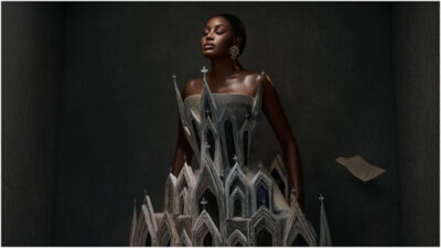 nana akua addo in a cathedral outfit for the AMVCA 2026
