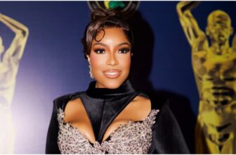 Joselyn Dumas Stuns in Black Velvet Mermaid Gown at the 2026 Ghana Movie Awards