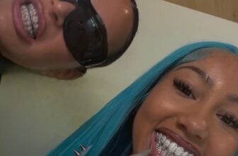 Kim Kardashian and North West’s Matching Diamond Grills Captivate Fans
