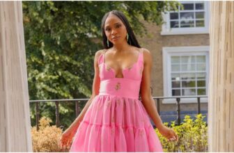 Lisa Folawiyo Marks 50 in Stunning Blush-Pink Gown