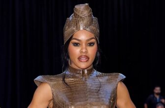 Teyana Taylor’s Sculptural Armor Look is Meme-Worthy at Paris Fashion Week - Fashion Police Nigeria
