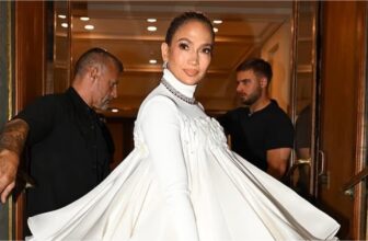 Jennifer Lopez Dressed to Impress in a Sculptural White Dress