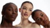 Skincare Campaign Photography Three Diverse Women Glowing Skin Portrait