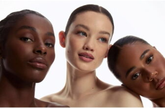 Skincare Campaign Photography Three Diverse Women Glowing Skin Portrait