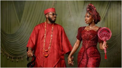 nigerian bride and her groom