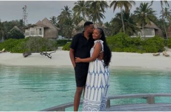 photo of a couple on their honeymoon