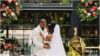 photo of a newly wedded couple
