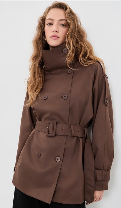 Blanc trench coat - Fashion Police Nigeria