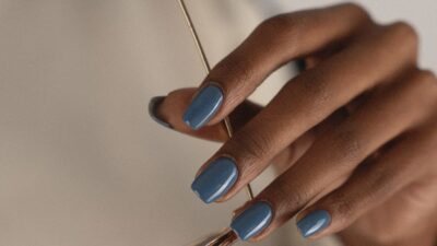 Blue-Grey Nails Are the Sophisticated Alternative to Pastel Manicures - Fashion Police Nigeria