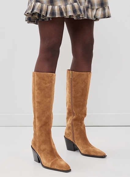 Rag and bone newbury suede knee high boots - Fashion Police Nigeria