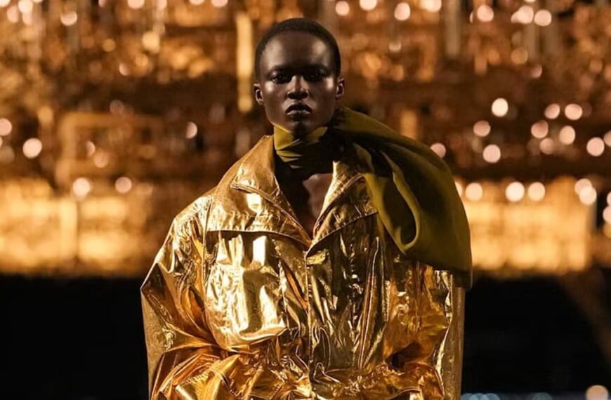 Saint Laurent SS27 Delivered Golden Decade Celebration Under the Eiffel Tower - Fashion Police Nigeria