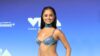 Tyla Stuns in Bold Snakeskin Bra and Low-Rise Skirt at the 2026 MTV VMAs