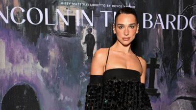 Dua Lipa Reaffirmed Her Sartorial Status in a Cascading Sequin Ferragamo Gown -Fashion Police Nigeria
