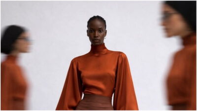 photo of a fashionable model
