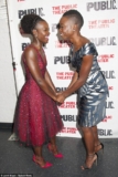 You Have To See Lupita Nyong’o Gorgeous Red Tulle Dress at the Opening Night of Eclipsed Play