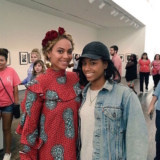 Be Like Beyoncé In Stella Jean’s Ankara Ruffle Sleeve Dress