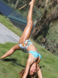 Beyoncé Wears Bikini, Stands on Head to Thank Fans for Birthday Wishes