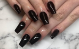 20 Cute Black Acrylic Nails For Your Next Manicure