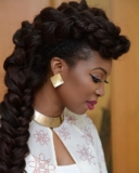 How To Get This Head Turning Braided Hawk Hairstyle In 8mins