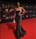 Must See: Bonang Matheba, Minnie Dlamin & Boity SAFTAs 2016 Stunning Dress