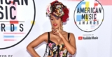 Cardi B Was All About Colorful Floral Dress At American Music Awards