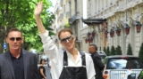 Celine Dion Went Into The Street Of Paris In Leather Overalls Like A Style Star