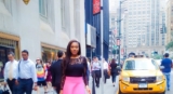 Chika Ike Shows Her Side Of Modesty On The Street Of New York