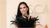 Demi Moore’s Oscars 2026 Gown is Covered Entirely with Feathers