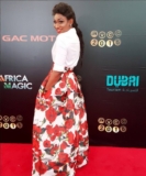 Ebube Nwagbo Makes the Maxi Skirt Look Chic at the 2016 AMVCA Awards
