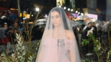 Charli XCX Looks Like an Unconventional Bride at the Wuthering Heights London Premiere