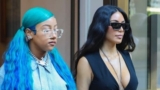 Kim Kardashian’s Daughter, North West is in the Blue Hair Era