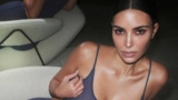 Kim Kardashian Flaunts Her Butts in New SKIMS Ad for Sheer Intimates