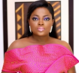 Funke Akindele’s Gown Will Put You In A Festive Mode