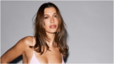 Hailey Bieber Looks Poised in Skims Everyday Cotton Campaign