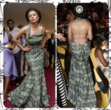 Ibinabo Fiberesima Skips Bra, Wears Sexy Backless Dress On Birthday Party