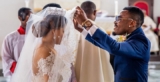 Ex-Beauty Queen Iheoma Nnadi Married Her Footballer Husband In 2 Stunning Wedding Gowns