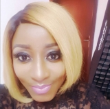 Ini Edo Goes Platinum Blonde For Her Birthday