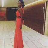 Ini Edo Proves She Owns Her Style In A Figure-Hugging Dress After Wearing A Wedding Gown To Award Show