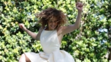 Jennifer Lopez Wears The Little White Dress To Jump Up In The Air