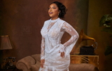 Joselyn Dumas Welcomes the New Year in an Ethereal White Wedding Gown