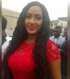 Juliet Ibrahim Outshined Others in Red Lace Dress at the City People Awards 2015
