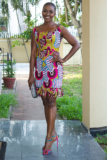 Yes! Kate Henshaw is Stunning in Vibrant Iconic Vanity Dress For Summer