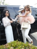 Jenner/Kardashian Sisters Attended Easter Sunday Church In Typical Kardashian Style