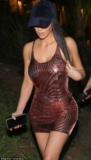 See How Kim Kardashian Dresses Up For Dinner