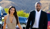 Kim Kardashian Nails Wedding Guest Style