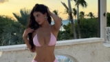 Kylie Jenner Enjoys Summer Getaway in a Stunning Pink Bikini