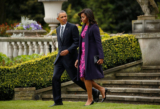 Michelle Obama Looks Absolutely Flawless While Meeting Queen Elizabeth