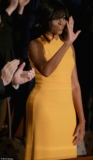 Michelle Obama Wears A Showstopping Yellow Dress, Looks Chic As Ever