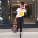 Tanzanian Supermodel Millen Magese Shows Us The Stylish Way To Pull Off The Athleisure Trend