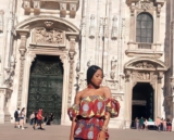 This is How Mocheddah Wears Ankara On The Weekend